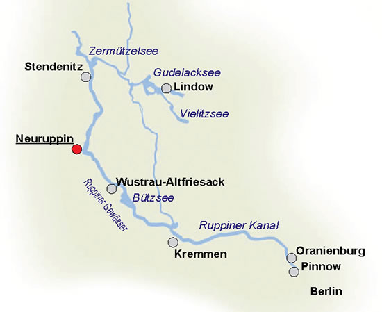 Hausboot Brandenburg - Nicols-Boote ab Neuruppin