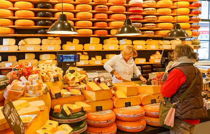 Käse-Geschäft in Gouda Käse-Geschäft in Gouda