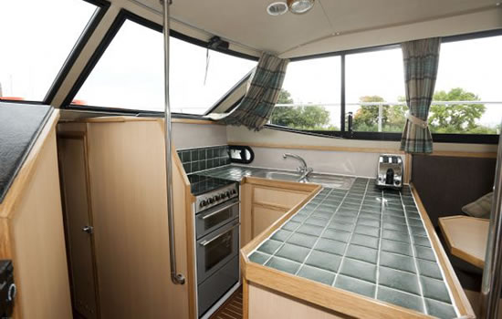 Hausboot Eriskay ab Inverness: Küche