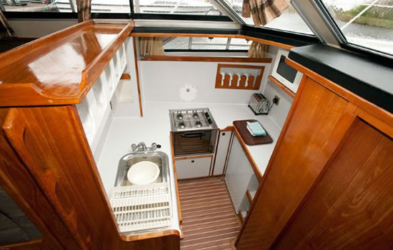 Hausboot "Highland Monarch Class" - Küche