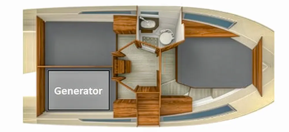 Aufteilung Hausboot Balt Titanium 918