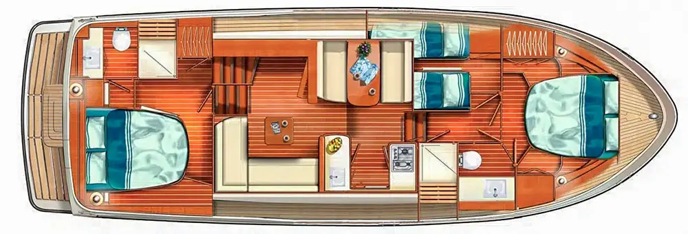 Motoryacht Linssen 40.9 AC - Riss