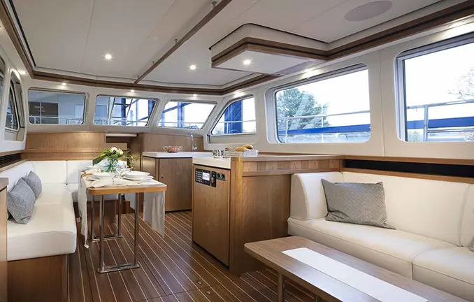 Motorboot 'Linssen GS 45.0 Variotop' - Salon