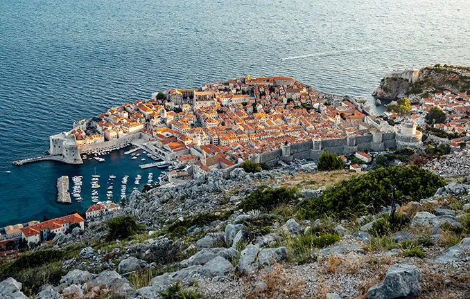 Start und Ziel für den Mitsegeltörn: Dubrovnik