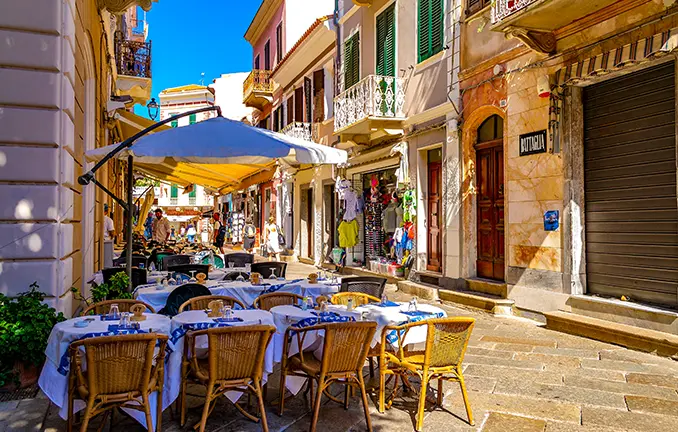 Restaurant in der Altstadt La Maddalena