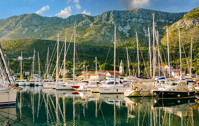 Segelhafen in Kroatien