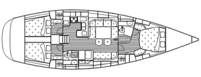 Yachtcharter - Segelyacht Grand Soleil 50 - 3-Kabinen-Version