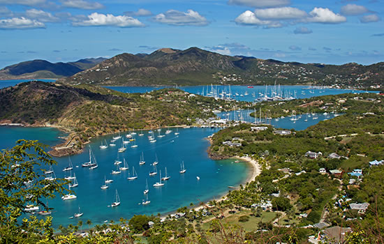Antigua - English Harbour - Zentrum für Yachtcharter