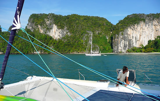 Yachtcharter Thailand - mit dem Katamaran unterwegs