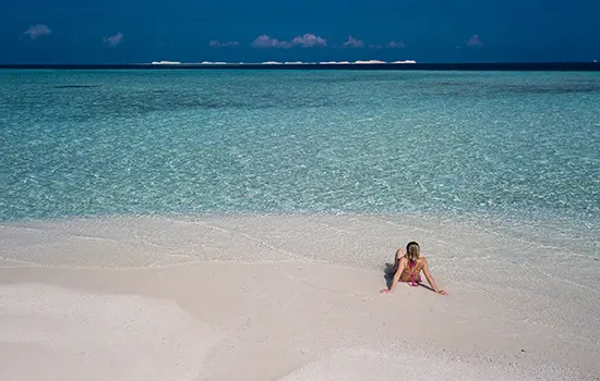 Segeltörn mit der Dream 60 - Strand auf den Malediven