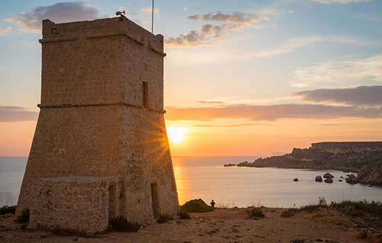 Ghajn Tuffieha Tower auf Malta