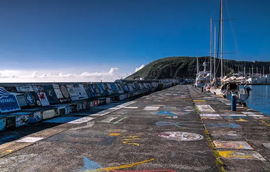 Horta - Hafen auf den Azoren