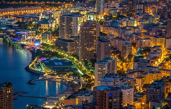 Monaco an der Cote d'Azur