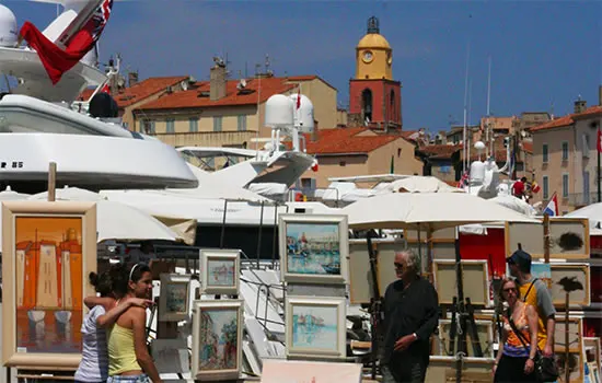 Südfrankreich - Segeln an der Cote d'Azur - der Yachthafen St. Tropez