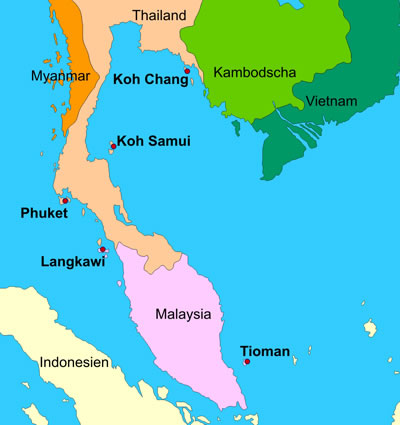 Yachtcharter Thailand und Malysia